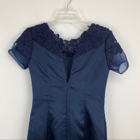 navy Blue Cocktail Dress. - Picture 9 of 10